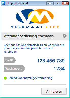 Hulp op afstand downloaden